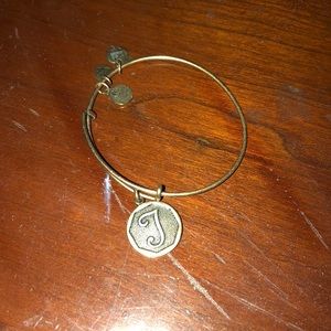 Alex and ani bangle “J”